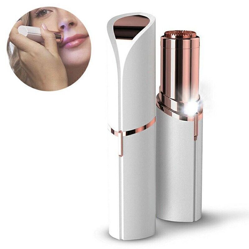 USB Rechargeable Flawless Facial Hair Remover in Gold
