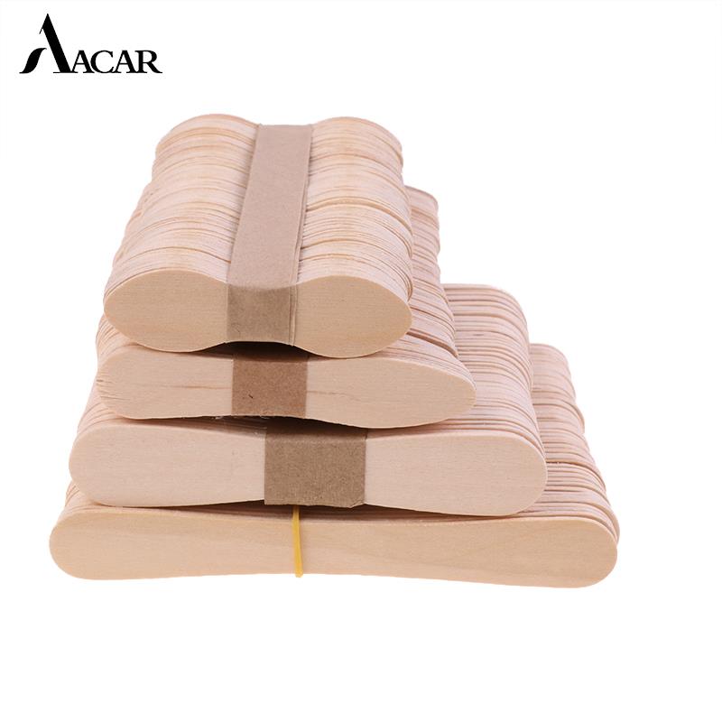 Disposable Wooden Waxing Sticks (50/100pcs)