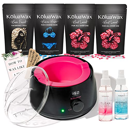KoluaWax Premium Waxing Kit for Women