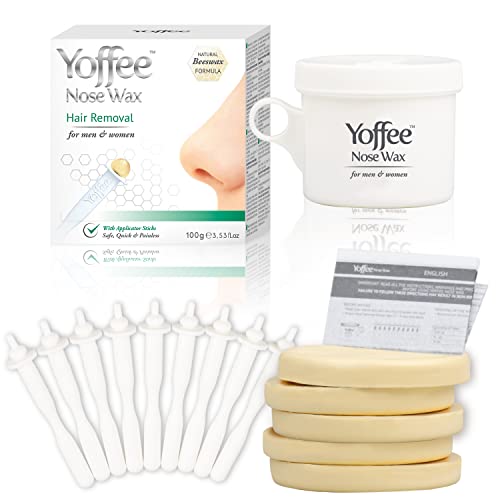 Yoffee Nose Wax Kit - Natural & Easy Nose Hair Removal