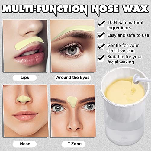Nose Hair Removal Wax Kit with Accessories
