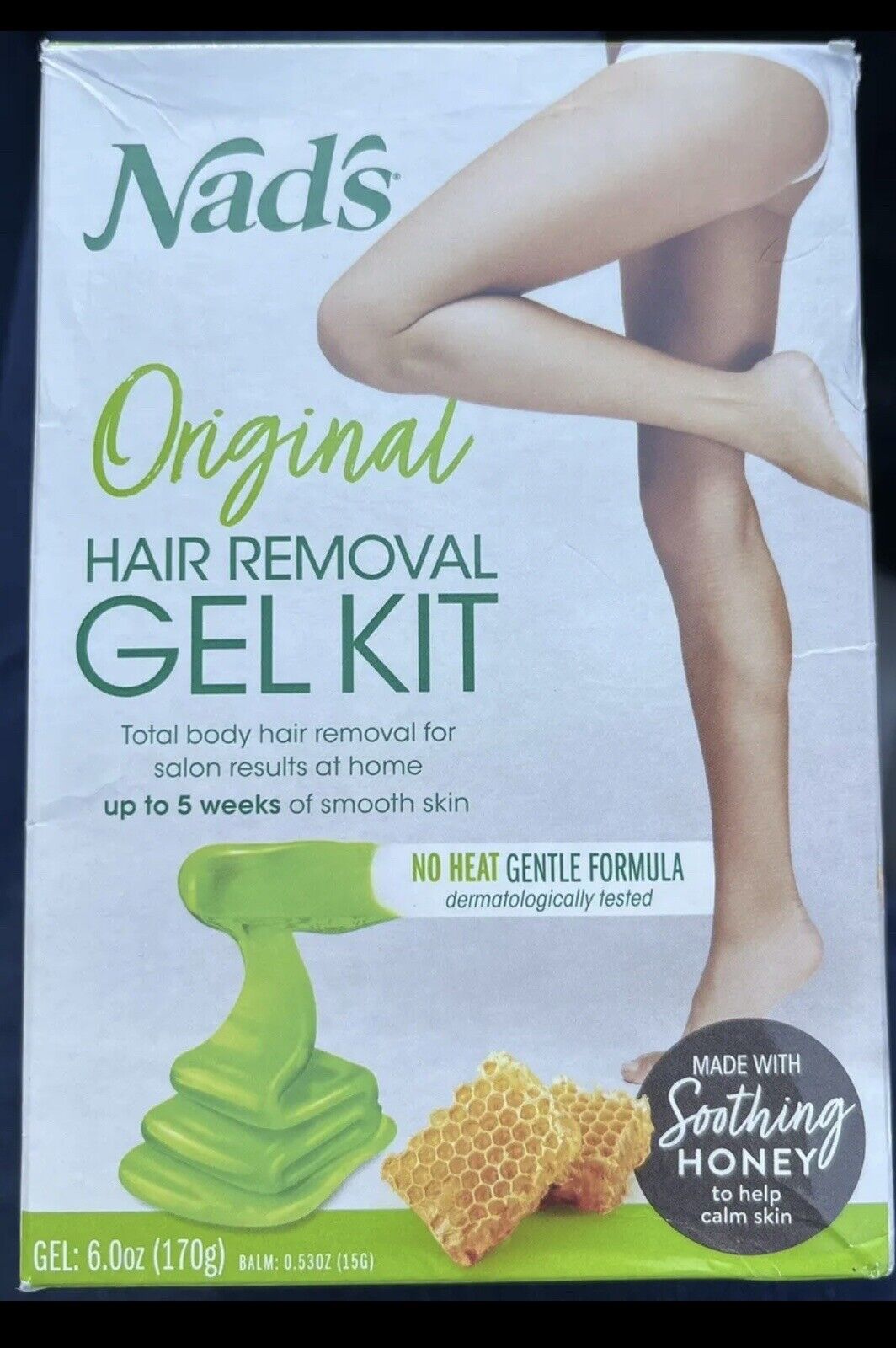 Nad's Gel Wax Kit for Women, Body+Face (6oz)