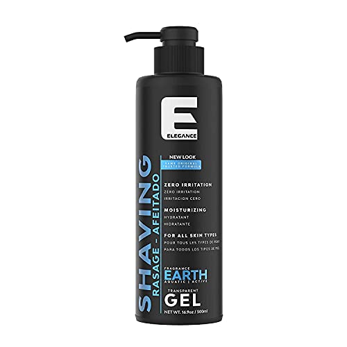 Elegance Transparent Shaving Gel Earth 16.9 Oz
