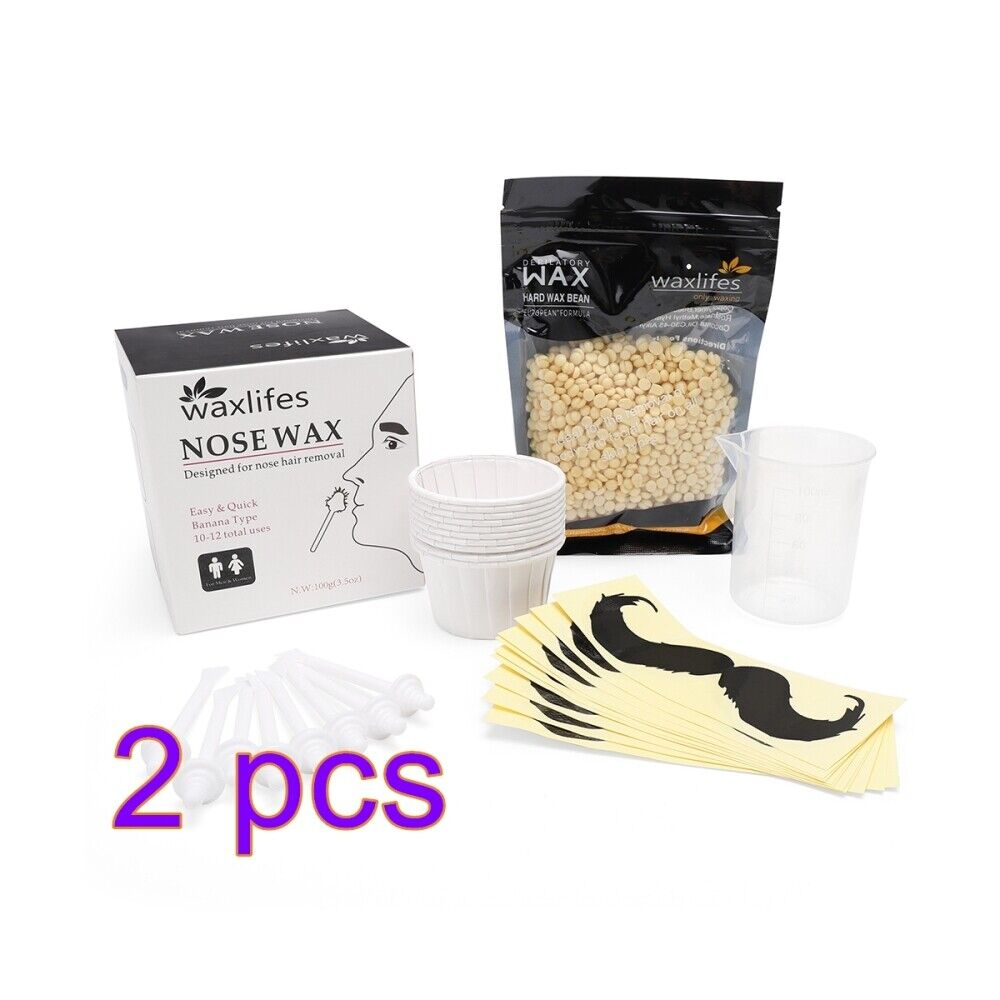 Easy Nose & Ear Hair Removal Wax Kit
