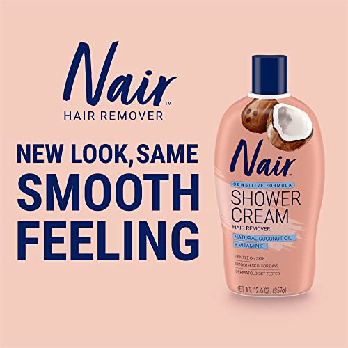 Shower Cream Hair Remover with Coconut Oil & Vit E