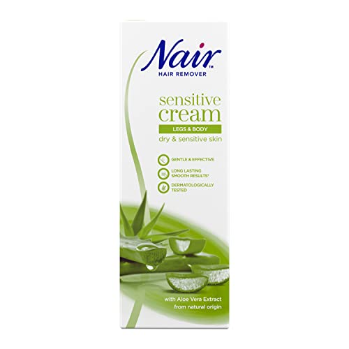 Nair Hair Remover Sensitive Cream, Aloe Vera, 200ml