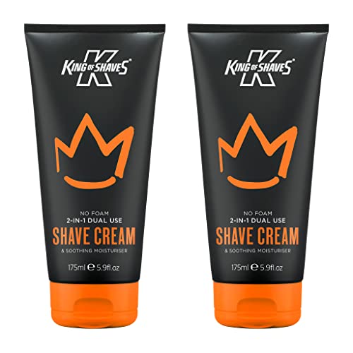 King of Shaves Daily Moisturizing Shaving Cream TWIN PACK