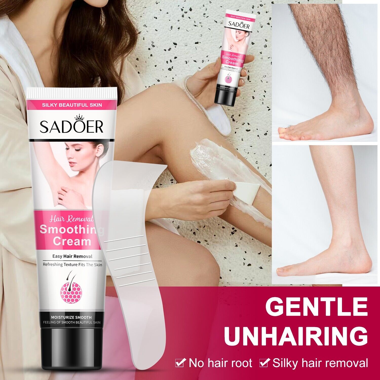 Gentle Hair Removal Cream with Soothing Effect