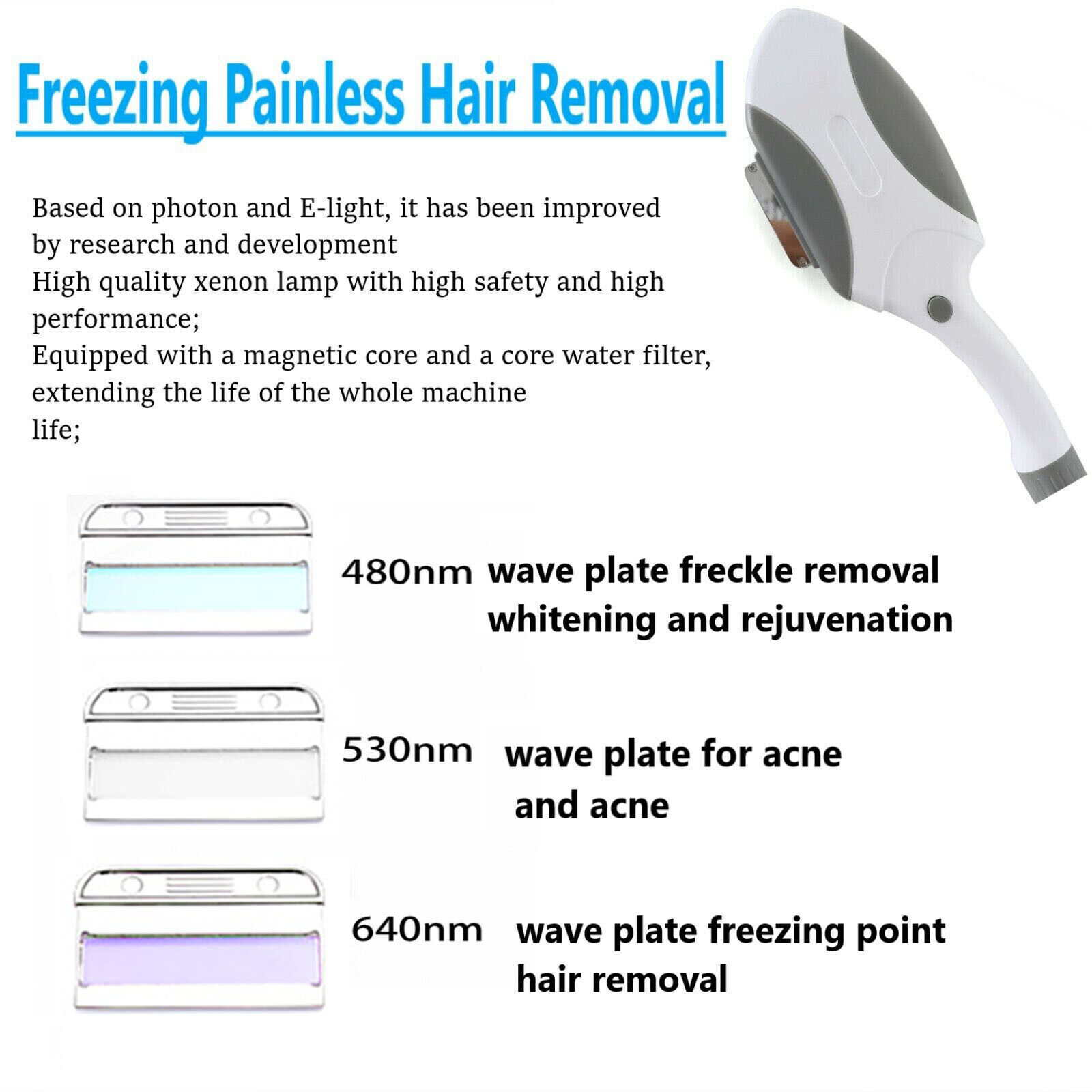 IPL Hair Removal & Skin Rejuvenation Machine