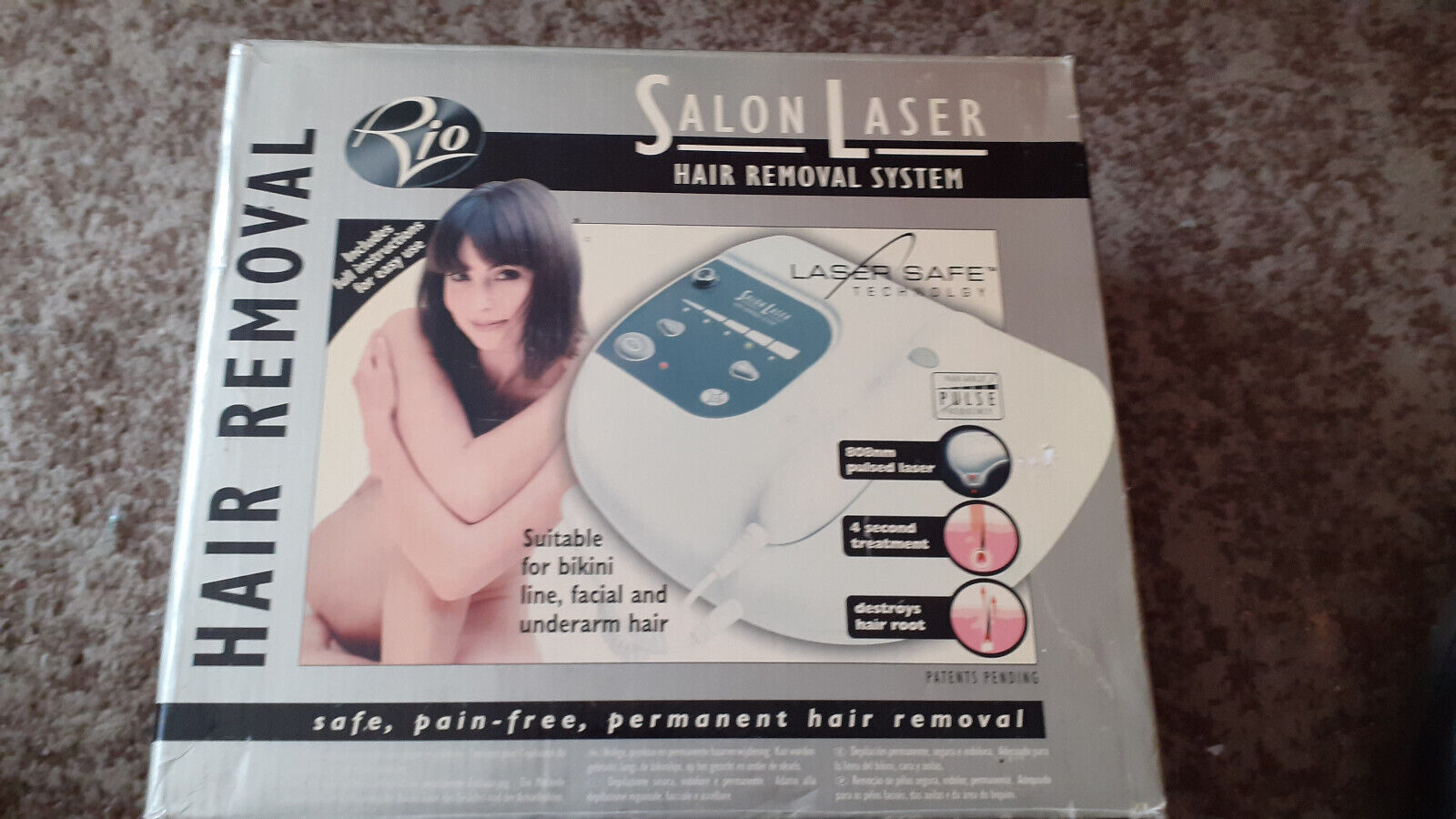 Rio Salon Laser Hair Removal with Instructions & DVD