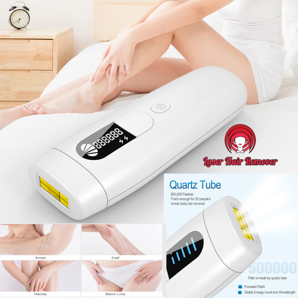 IPL Laser Hair Removal Device for Home Use