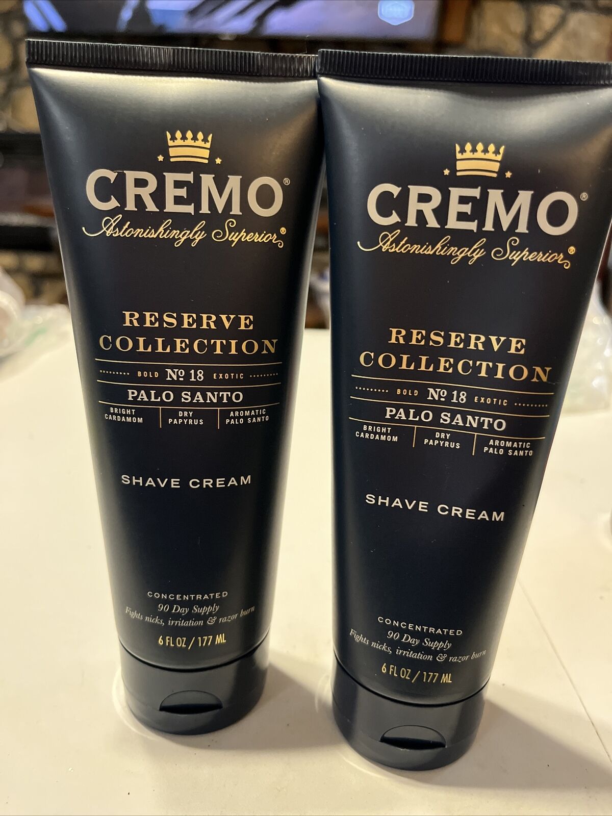 Cremo Palo Santo Shave Cream (2-pack)