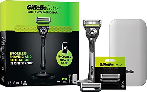 Gillette Labs Razor with Magnetic Stand & Exfoliating Bar