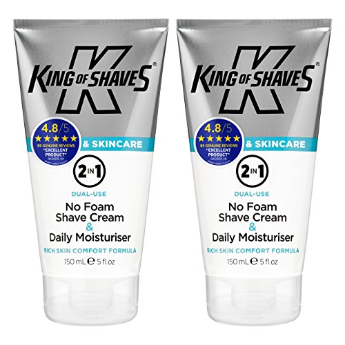 King of Shaves Daily Moisturizing Shaving Cream TWIN PACK