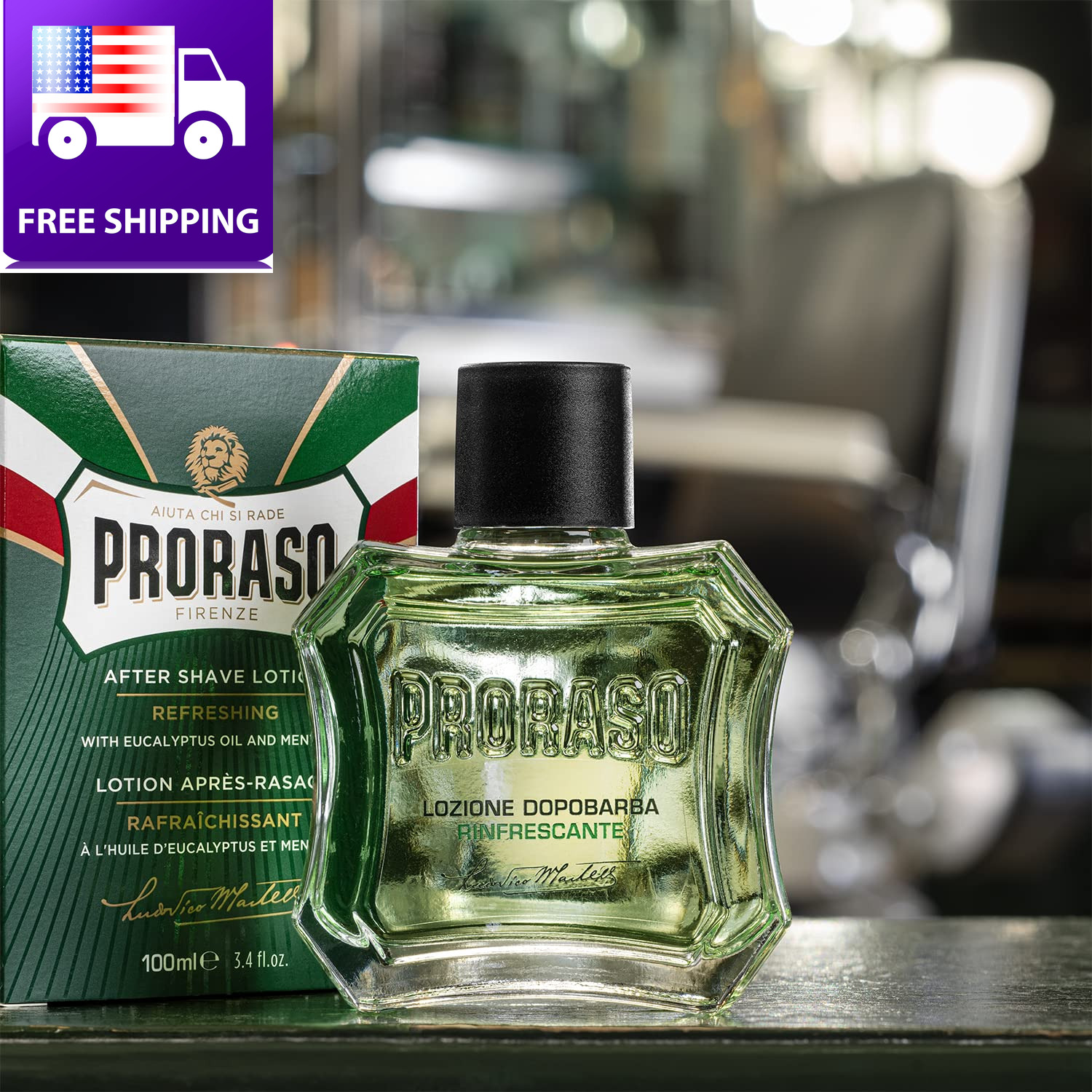 Men's Refreshing After Shave with Menthol & Eucalyptus