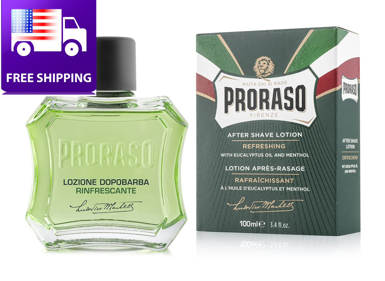 Men's Refreshing After Shave with Menthol & Eucalyptus