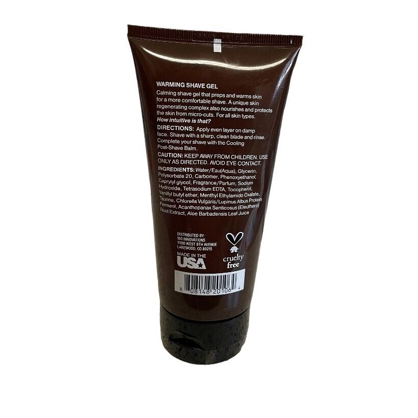 Charcoal Warming Shave Gel by Barlow's - 5.5oz