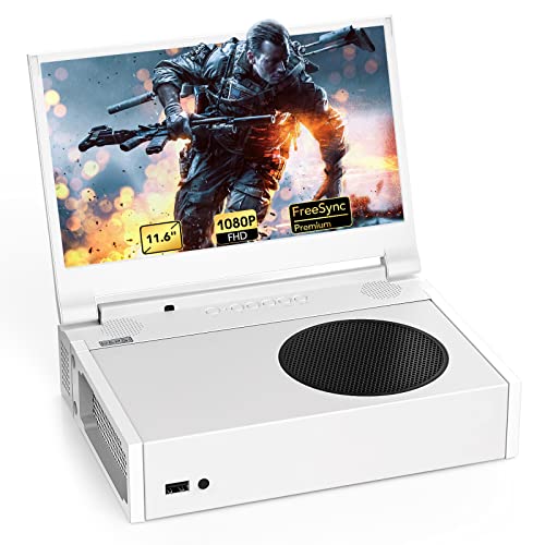 DEPGI 11.6" Xbox Series S Portable Monitor, 1080P FHD 60Hz IPS Portable Gaming Monitor for Xbox Series S (Not Included), Xbox Portable Monitor with HDR AMD FreeSync, 2X HDMI for Indoor Outdoor Travel
