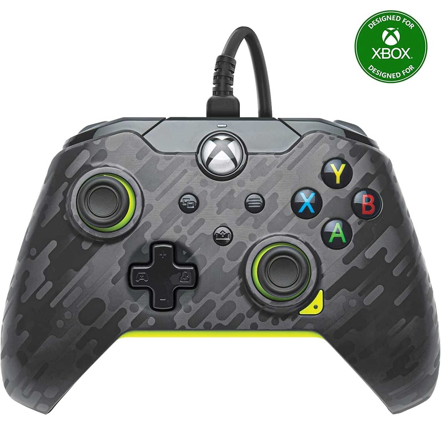 USB WIRED CONTROLLER FOR MICROSOFT XBOX ONE X SERIES S PC LAPTOP BLACK NEW
