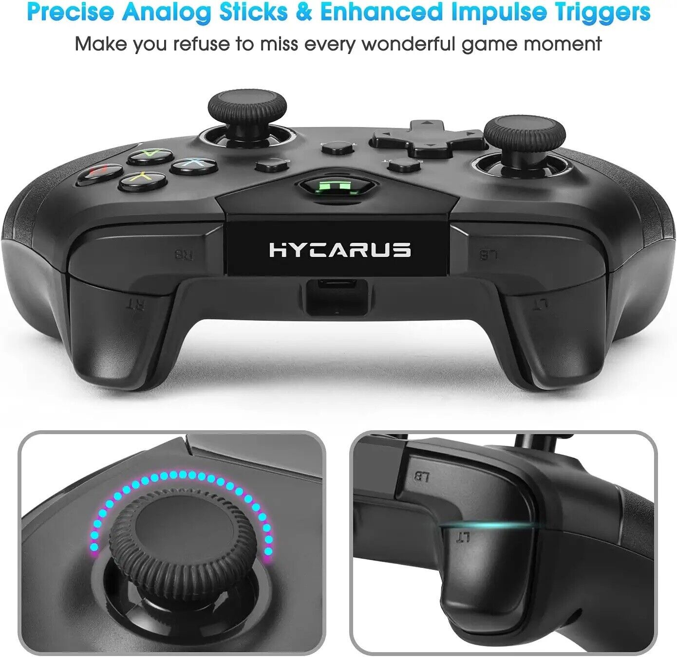 Wireless Controller for Xbox One/One X//One S/Microsoft Windows PS3 Gamepad UK