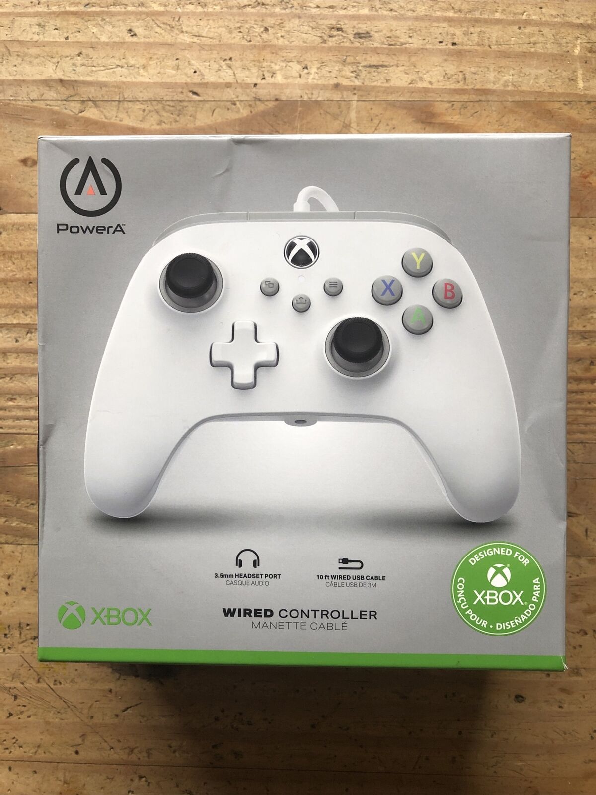 Wired Controller For Xbox Series X|S - White, Gamepad, Wired Video Game