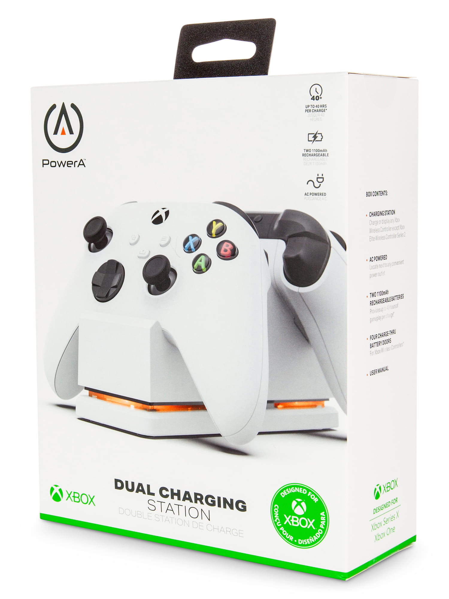 PowerA Dual Charging Station for Xbox Series X|S - White