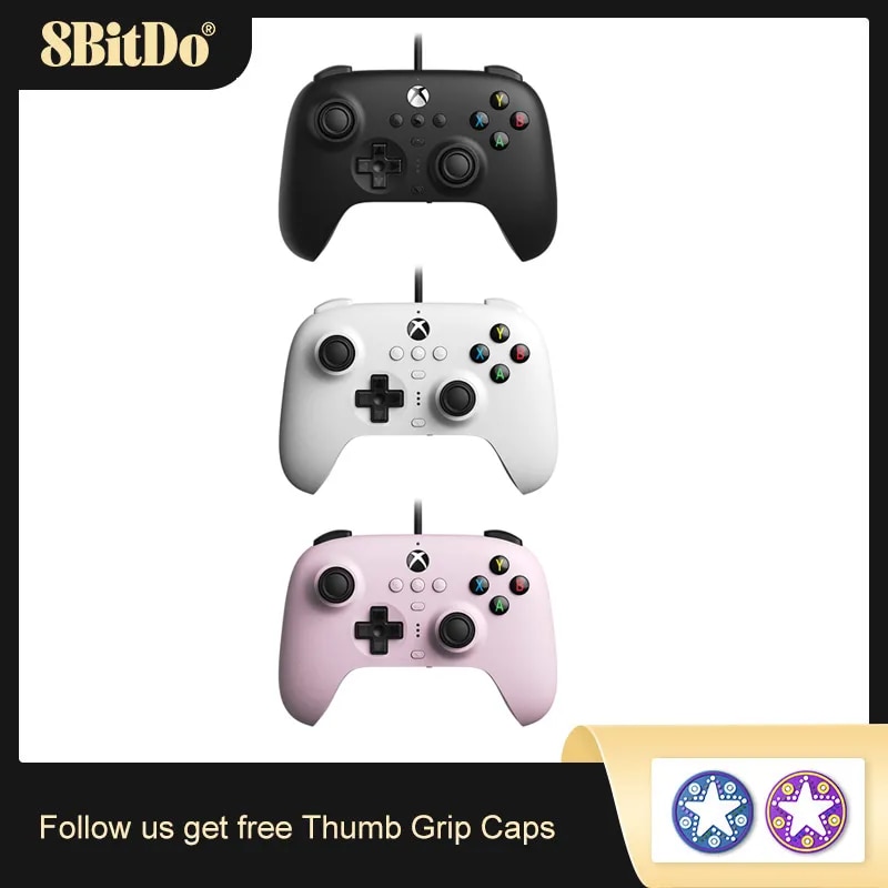 8BitDo Ultimate Wired Controller Gamepad with Joystick for Xbox Series, Series S, X, Xbox One, for Windows 10 Game Accessories