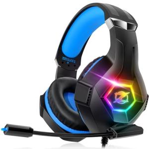 Ozeino Gaming Headset for PS5, PS4, Xbox, PC