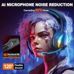 Krysenix PG1 RGB Gaming Headset for Multiple Consoles