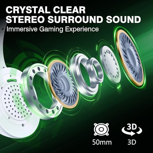 WolfLawS Wireless Gaming Headset for Xbox and More
