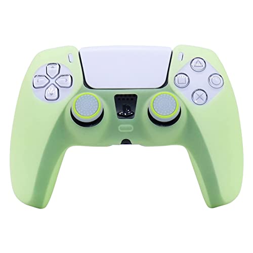 Glow-in-the-Dark PS5 Controller Skin and Caps