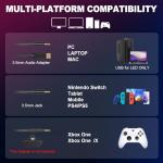 Krysenix PG1 RGB Gaming Headset for Multiple Consoles