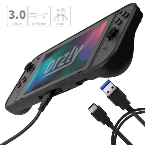 Orzly Essentials Bundle for Nintendo Switch - Black
