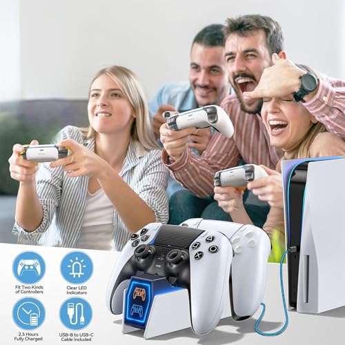 PS5 Controller Charging Dock with Cable