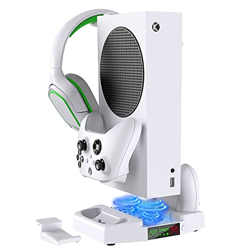Vertical Cooling Stand & Dual Controller Charger for Xbox Series S