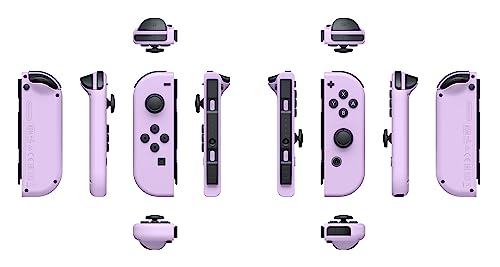 Pastel Purple and Green Joy-Con Controllers