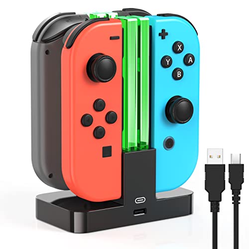 Switch Charging Dock with USB Type-C Cable - Black