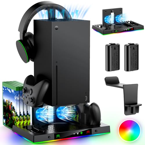 Xbox Series X Cooling Fan & Charging Stand