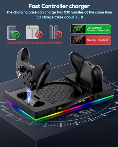 Xbox Series X Cooling Fan & Charging Stand