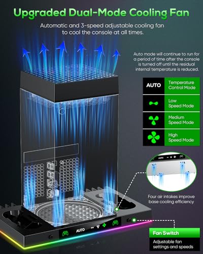 Xbox Series X Cooling Fan and Dual Charging Station