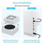 Mcbazel Xbox Series S Cooling Fan with RGB