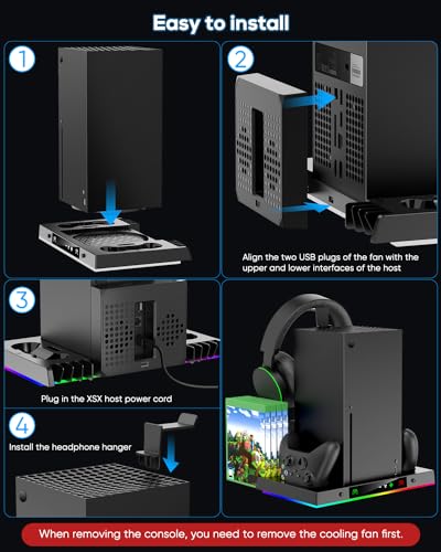 MENEEA Charging Stand for Xbox Series X