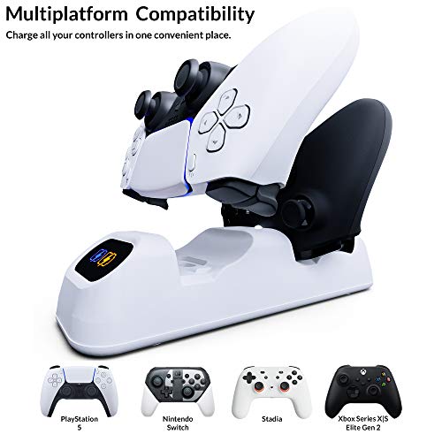 Orzly Duocharger for PS5 and Xbox Controllers