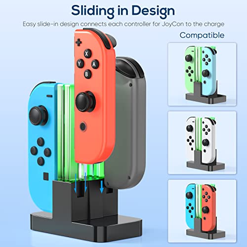 Switch Charging Dock with USB Type-C Cable - Black