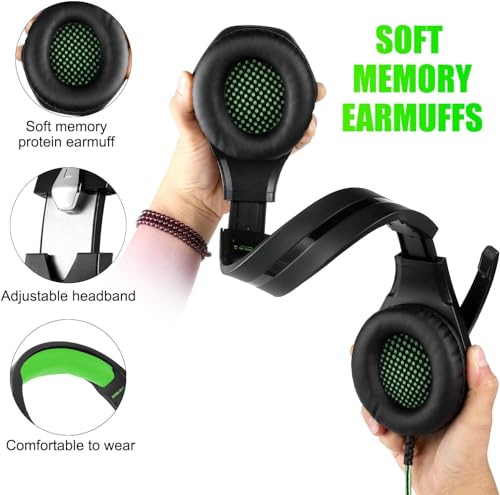 Neefeaer RGB Gaming Headset with Microphone