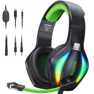 Krysenix PG1 Gaming Headset with AI Microphone