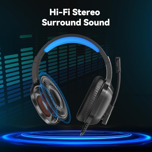 IMYB A36 Stereo Gaming Headset with Mic (Blue)