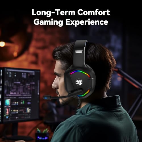 IMYB A36 Stereo Gaming Headset with Mic (Blue)