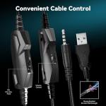 IMYB A36 Stereo Gaming Headset with Mic (Blue)