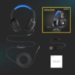IMYB A36 Stereo Gaming Headset with Mic (Blue)